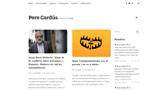 Desktop Screenshot of perecardus.cat